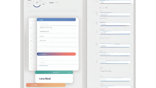 image of a minimalistic goal setting and tracking application